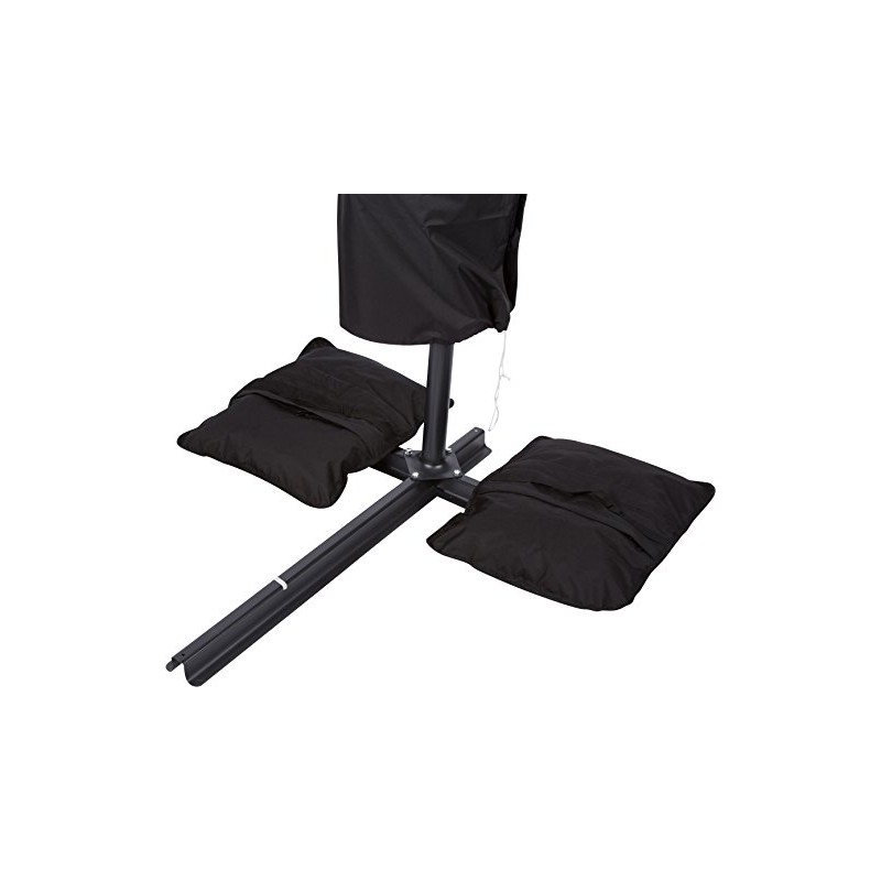 Saddlebag Style Sand Weight Bag for Anchoring Patio Umbrellas by