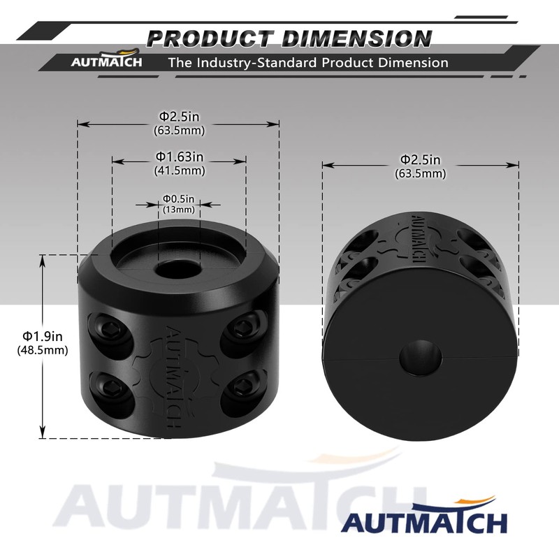 AUTMATCH Winch Cable Hook Stopper (1 Pack), Silicone Rubber Winch