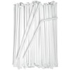 Disposable Individually Wrapped Food Grade Safe Plastic Drinking Straws 7.75