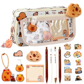 Joyan Pencil Case, Large Capacity Pencil Case, Cute Stationery Set, Stationery Pouch with Multiple Compartments, Pencil Pouch for Boys and Girls