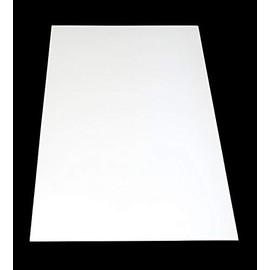 GME ABS Plastic Plate, White, 1000 x 490 mm, 1 mm, Commercial, 245 mm, Plastic Plate