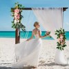 2pzs Pequeños Ramos Flores De Arco De Boda Flores Guirnalda