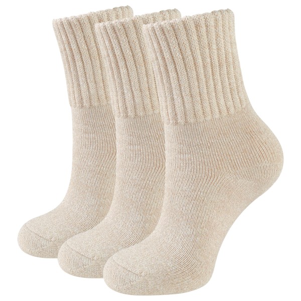 CLOSEMATE Womens Thick Full Cushioned Thermal Warm Boot Socks for