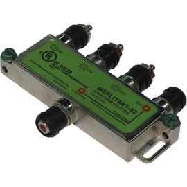 DirecTv MSPLIT4R1-03 Approved WNC 4-Way Wide Band SWM Splitter