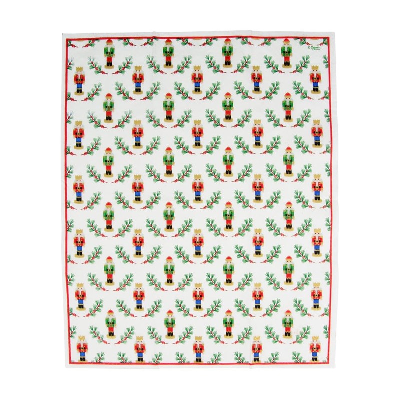 Caspari Little Nutcracker Guest Towel Napkins - 15 Per Package
