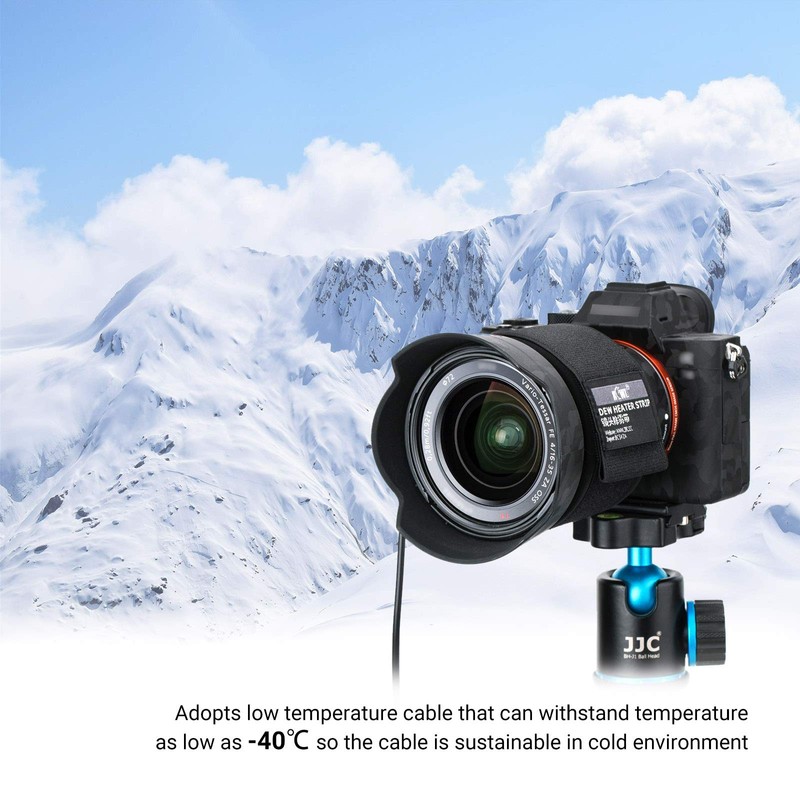 USB Lens Dew Heater, Lens Warmer Strip with Temperature Regulator