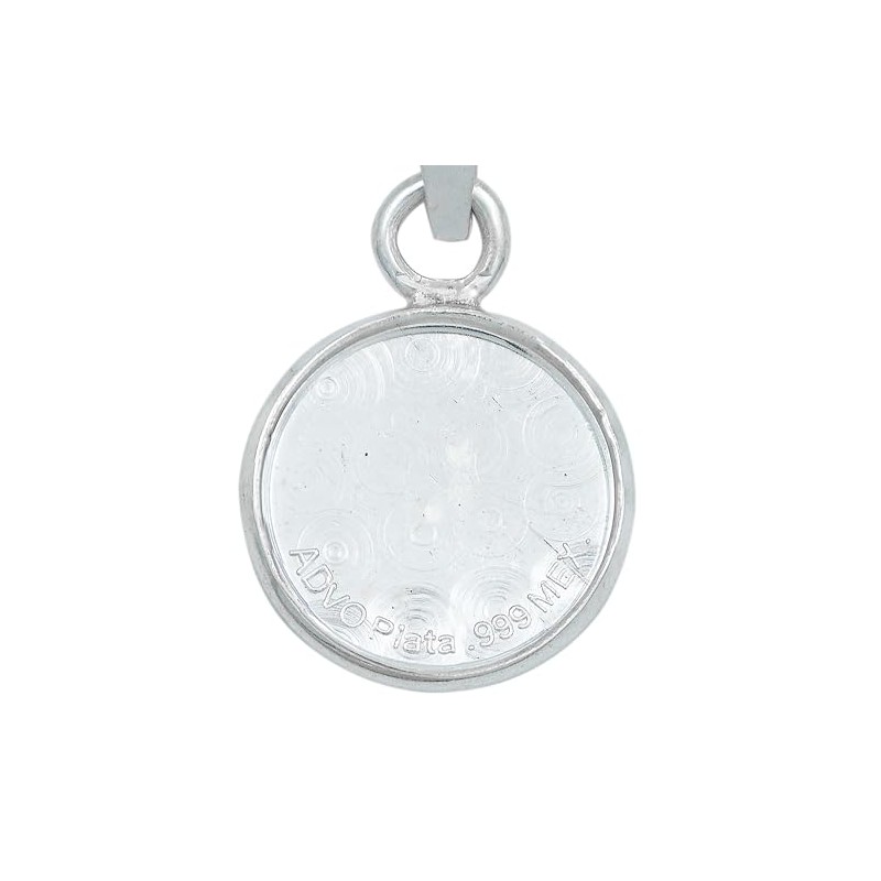 Dije Medalla San Miguel Arcangel Chica Plata Pura Ley 999