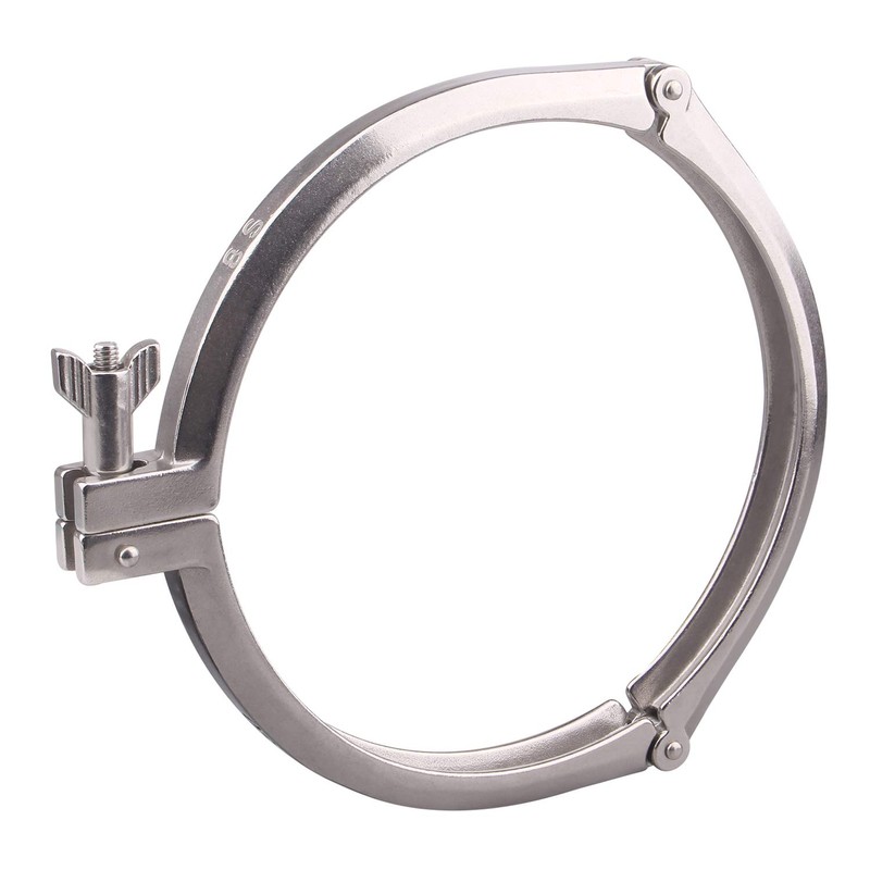 DERNORD 8 Inch Three Segment Sanitary Clamp Stainless Steel 304