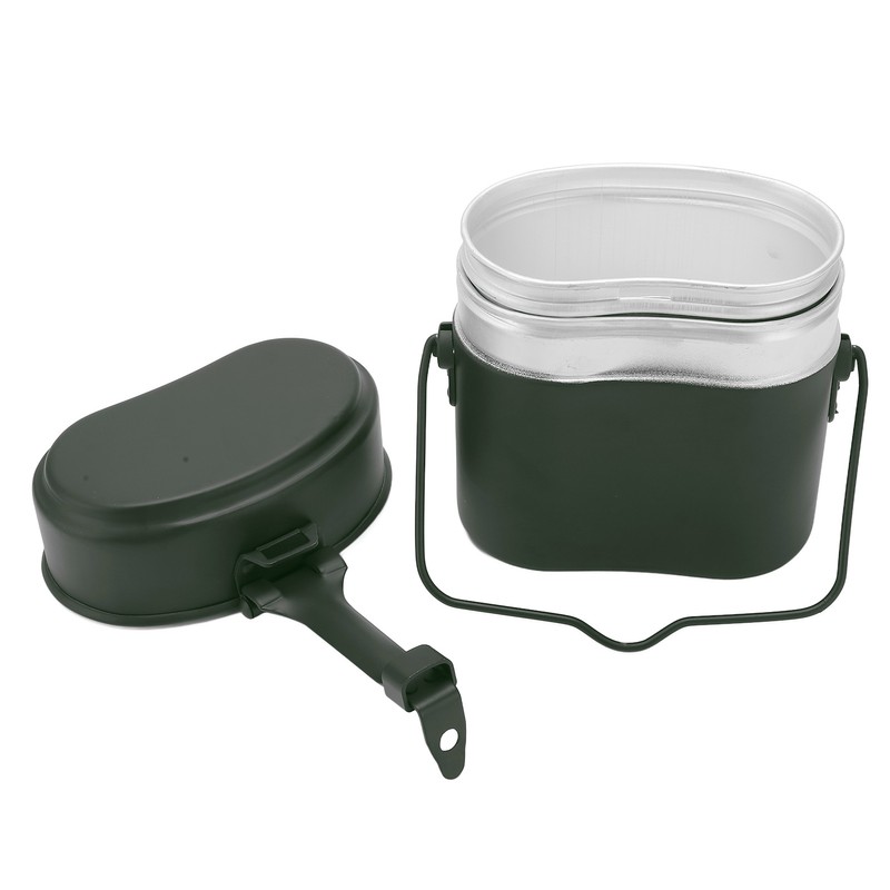 Military Mess Tin Multifunction Nonslip Durable Food Grade Aluminium 180℃