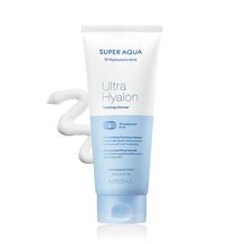 Missha Super Aqua Ultra Hyaluron Cleansing Foam 200ml / 미샤 수퍼 아쿠아 울트라 히알론 클렌징폼 200ml