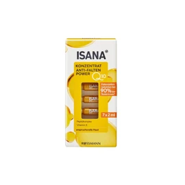ISANA Q10 Anti-Wrinkle Concentrate 14 ml 7 x 2 ml for Demanding Skin, Anti-Age Protect Complex & Acai Berry Extract, Proven Anti-Wrinkle Effect