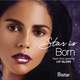 Sistar Star Is Born Holographic Lip Gloss Light Reflective Pearls Ultra Sparkle Non-Sticky Shine 1.5 mL / 0.05 fl. oz. (Beyond Galaxy)