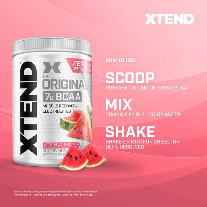 Xtend XTEND Original BCAA Powder 7g BCAA and 2.5g L-Glutamine,