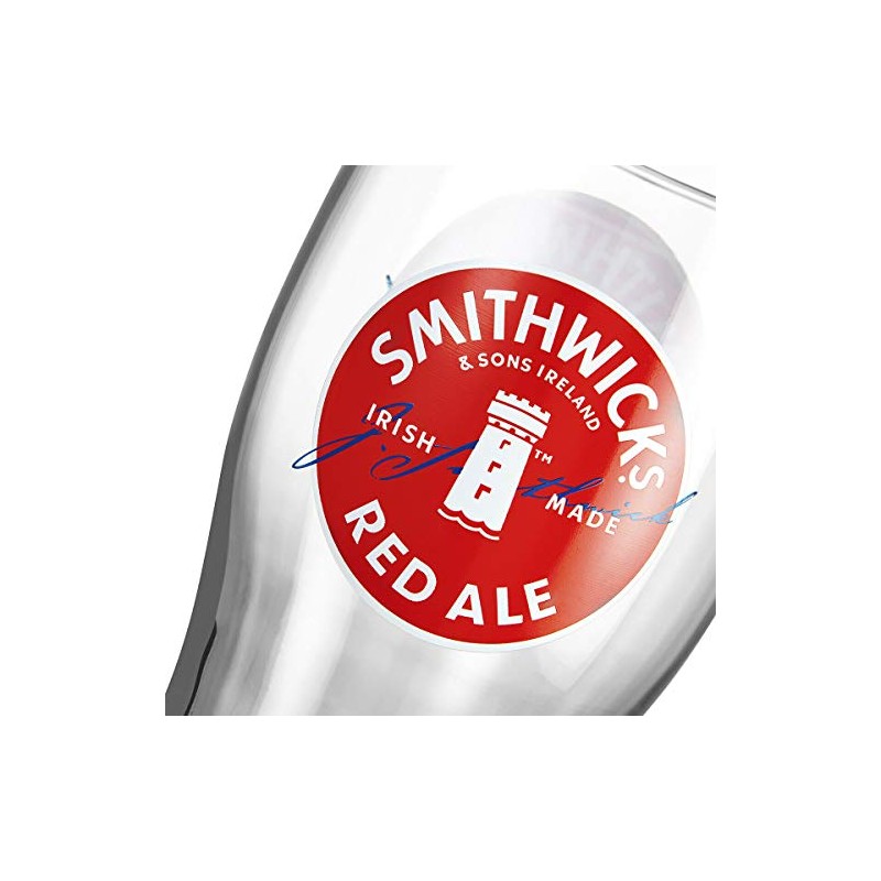 Smithwick's Irish Red Ale Signature Pub Glass Imperial 20oz Pint