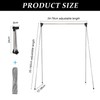 Hengrongshen Portable Clothes Rack, Foldable, Extendable Clothes Rail, Retractable, Travel