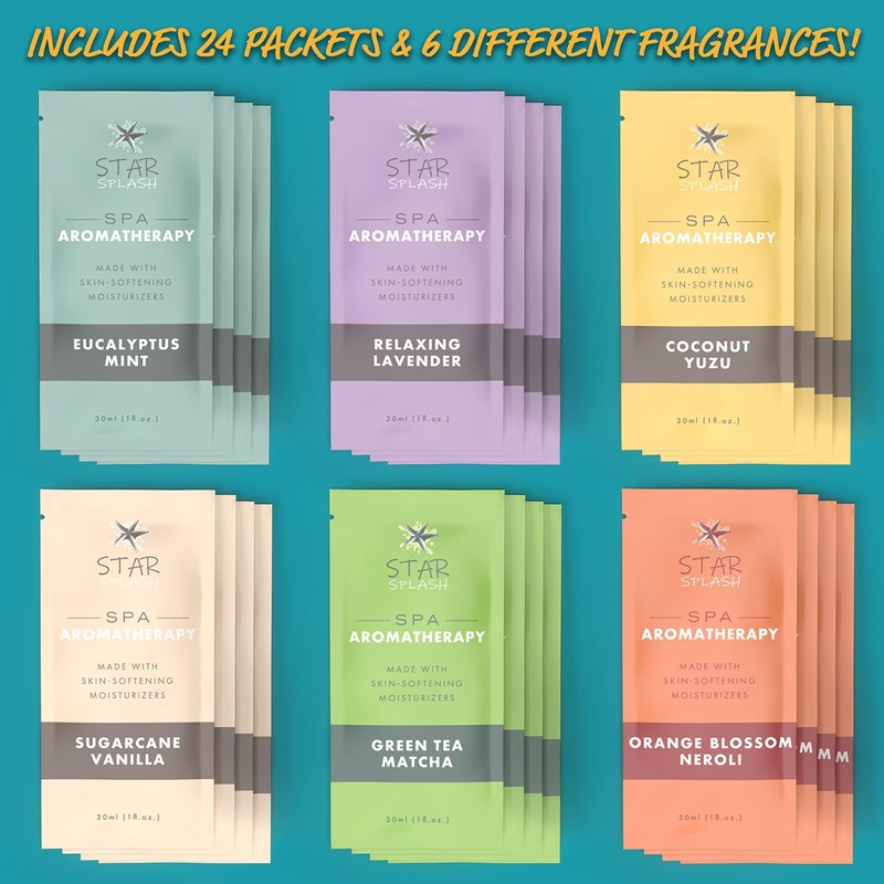 STAR SPLASH Hot Tub Aromatherapy Multipack - Set of 24