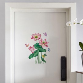 Girls Wall Stickers Boho Removable Wallpaper Flower Wall Stickers Floral Peel and Stick Wall Art Decals for Girls Living Room 0926