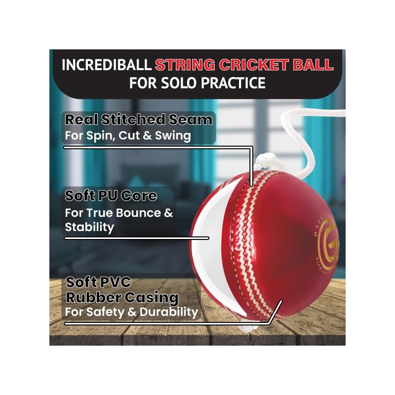 ONEGlobal Incrediball Soft String Cricket Ball | Outdoor and Indoor
