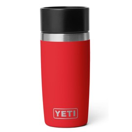 YETI Rambler Travel Bottle, Vacuum Insulated Stainless Steel Bottle with Leakproof Hotshot Commuter Cap, Rescue Red, 12 oz (354 ml)