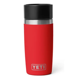 YETI Rambler Travel Bottle, Vacuum Insulated Stainless Steel Bottle with Leakproof Hotshot Commuter Cap, Rescue Red, 12 oz (354 ml)