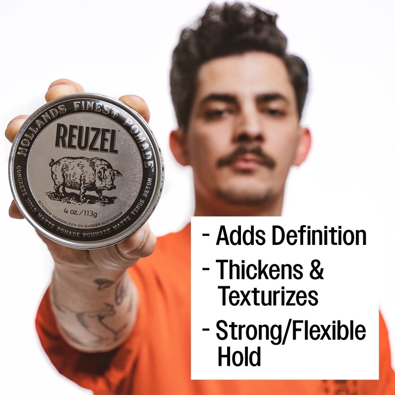 Reuzel Concrete Hold Matte Pomade 95g Quad Bundle