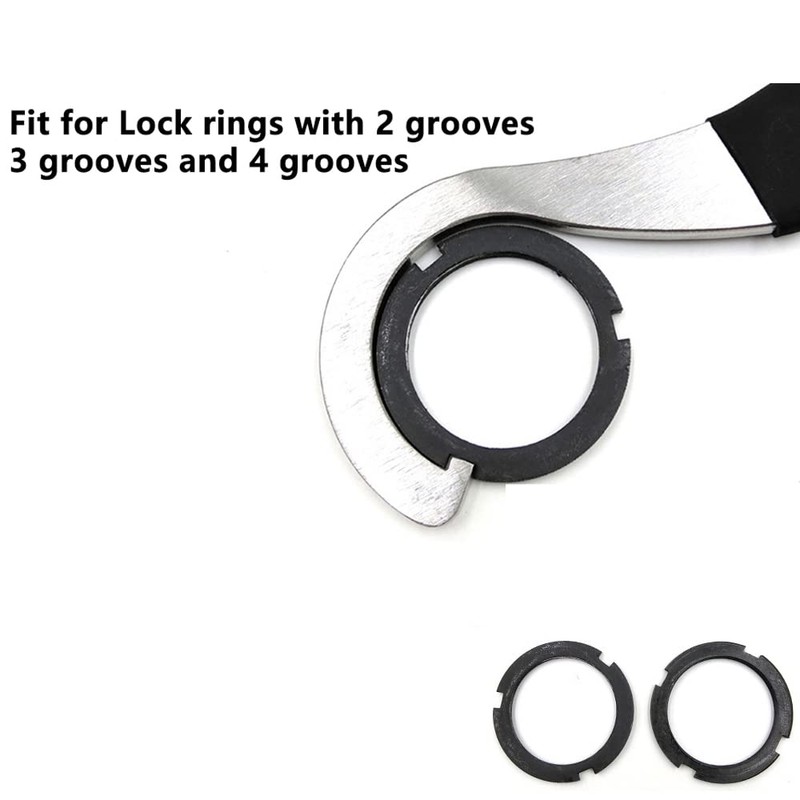 Bicycle Bottom Bracket Wrench, Bicycle Lock Ring Remover, Tail Hook,