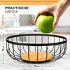 HIKITCHEN® Fruit Basket - Fruit Basket - Metal and Bamboo