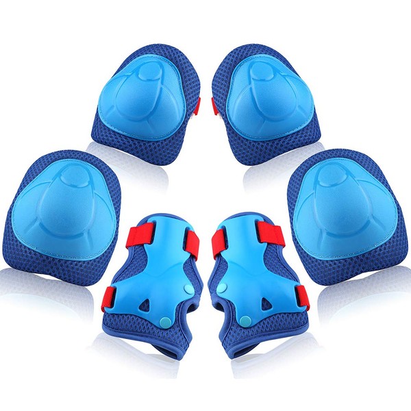 Kids Protective Gear Set Wemfg Knee Pads for Kids 7-13