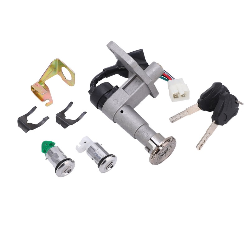 Ignition Switch Key Set 4 Wires Metal Alloy Universal for