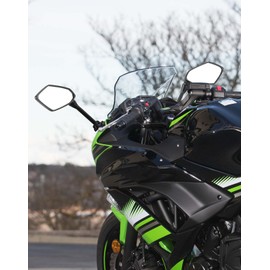 KEMIMOTO Motorcycle Mirrors Rear View Mirrors Compatible with Ninja 650R 2009-2017 ER6F ER-6F 2009-2015 Z400R 2010-2014 Z1000 2011-2015 Side Mirror Ninja Z1000sx/Z650R/400R Mirrors