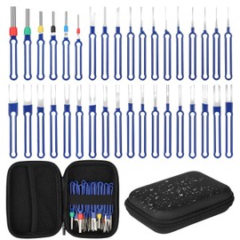 36 PCS Upgraded Pin Extractor Tool, Terminal Removal Tool Kit, Electrical Wire Connector Pin Removal Tool Kit with a Protective Bag for Car Automotive Most Connector Terminal