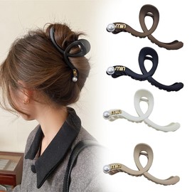 JYNVO 13cm Buchstaben - Noten Haarspange (4 Farben)