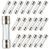BOJACK 5x20mm 10A 10amp 250V 0.2x0.78 Inch F10AL250V Fast-Blow Glass