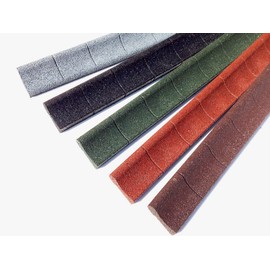 EcoBorder EarthCurb Black Recycled Rubber 4ft Lawn Edging (4pc Box)