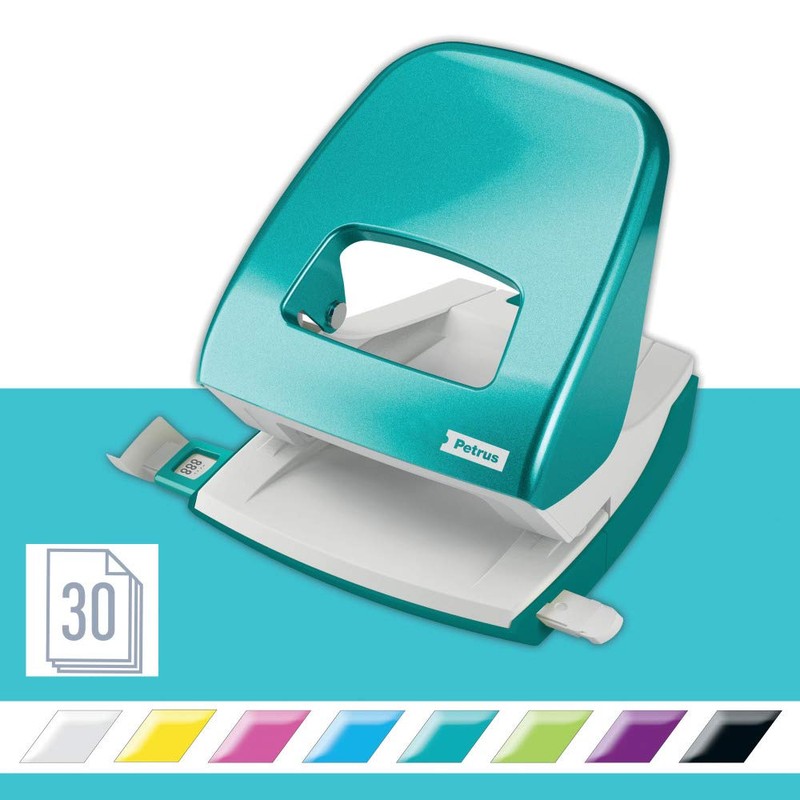Petrus Wow Office Metal Drill Metallic Turquoise Blue Colour