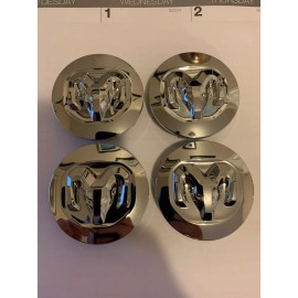 Dodge Set of 4 OEM Chrome Center Caps for 2019-2021 Ram 1500 6KF18TRMAA BRAND NEW OEM