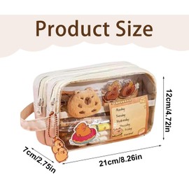 Capybara Pencil Case Cute Clear Pencil Case,1Pc Capybara Large Capacity Pencil Case,Large Capacity Capybara Pencil Pouch,Capybara Large Capacity Pencil Pouch,Capybara Pencil Case Capybara Pencil Pouch