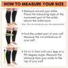 Dominion Active Plus Sized Compression Socks (3X-Large, Nude)