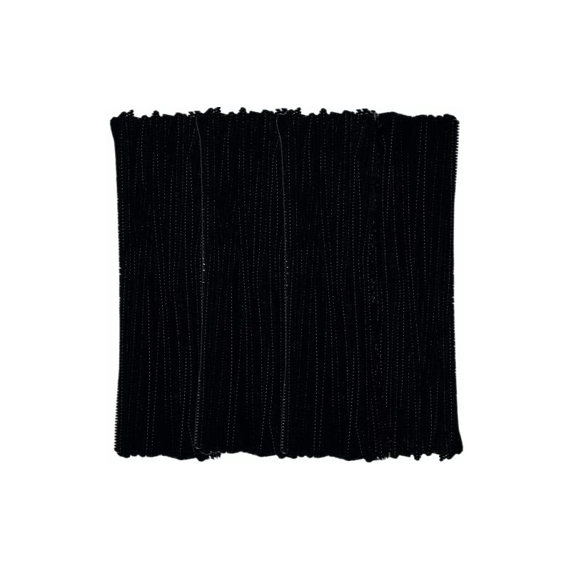 Pipe Cleaners Black Chenille Stems（400 Pack) for Crafts Art Creative