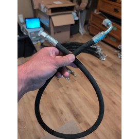 Agt Miva Chinese Mini Excavator Hydraulic Hose M14x1.5 X 36" One End 90° One Str