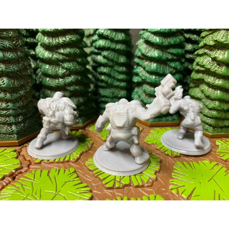 Hasbro Heroscape Gorillinators Wave 3 - Jandar's Oath (3 Pieces)
