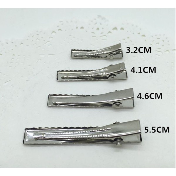 HJ Hair Clip Hair Pin Hardware DIY Silver Pack of