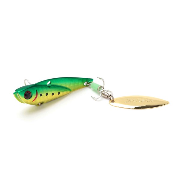 Jackson Spin Tail Jig Iron Blade 56mm 20g Gold Green GGR Lure