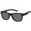 Polaroid Kids' PLD 8020/S Y2 YYV Sunglasses, Black Rubber/Grey Pz,