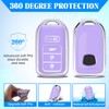 QBUC for Honda Key Fob Cover, fits for Honda HR-V