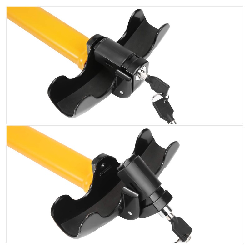 Car Steering Wheel Lock, Car Anti-Theft Wheel Lock Universal Fit