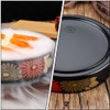 Plastic Sushi Tray Round Dishes: Food Serving Plate Tray Japanese