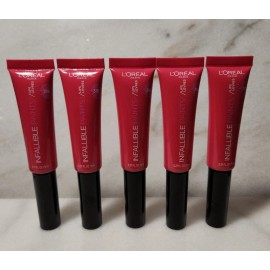 L'Oreal Paris 5- L'Oreal Paris Infallible Paints Lip Stick 318 Fearless Fuschia 0.27oz