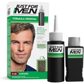 Just For Men Shampoo para Canas, Fórmula Original, Castaño H35, 66ml