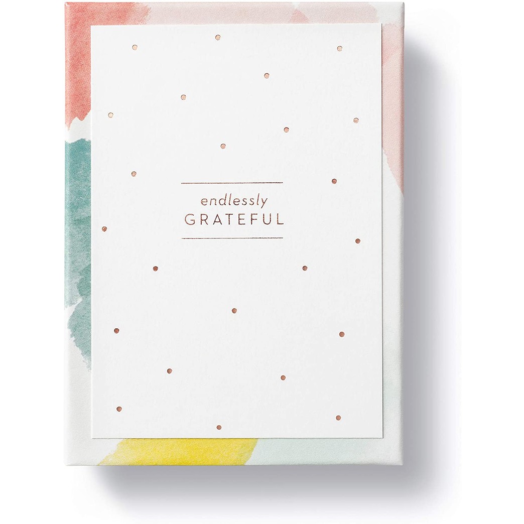Endlessly Grateful Boxed Note Cards by Compendium — 10 blank cards with printed envelopes (6293)